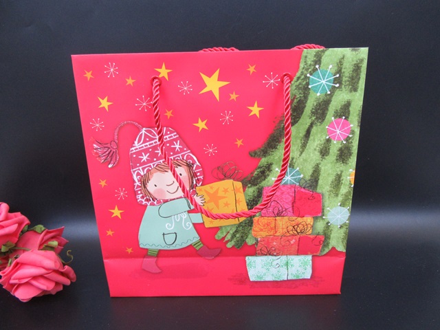 10Pcs HQ Paper Gift Bag Assorted 26x22x8cm